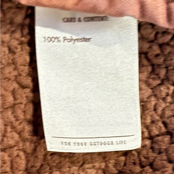 REI Co-Op Nook cardigan / teddy jacket in nomad brown sherpa fleece M - Picture 3 of 6